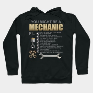 Gift For Mechanic, Mechanic Gift, Mechanic, You Might Be A Mechanic, Diesel Mechanic, Car Mechanic, Car Guy, Funny Dad Gift Idea, Garage Dad, Fathers Day Gift Hoodie